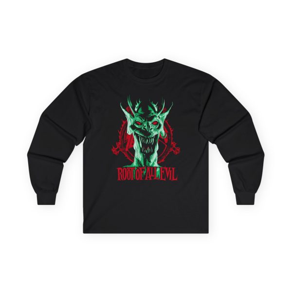 Slayr Root Of All Evil Splatter Unisex Ultra Cotton Long Sleeve Tee