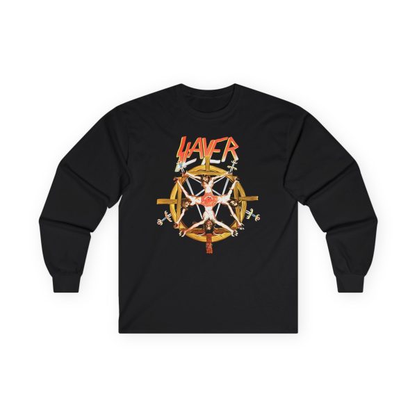 Slayr Crucifixion Wheel Unisex Ultra Cotton Long Sleeve Tee