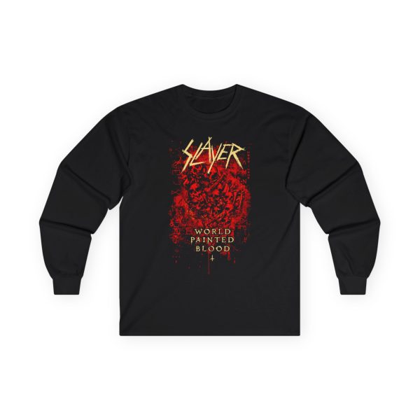Slayr World Painted Blood Skulls Unisex Ultra Cotton Long Sleeve Tee