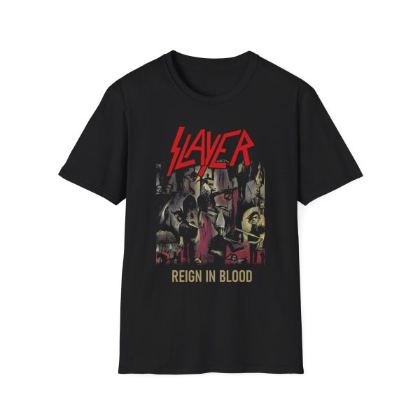 Slayr Reign in Blood Unisex Softstyle T-Shirt