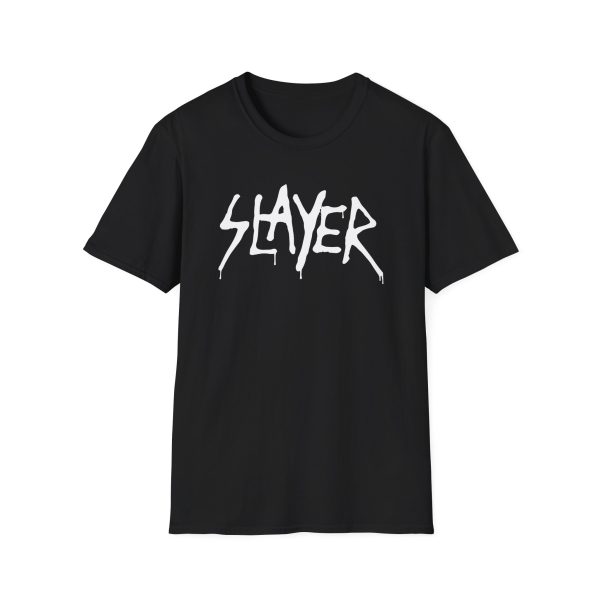 Slayr Spray Paint Puff Ink Logo Unisex Softstyle T-Shirt